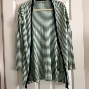 Cotton striped cardigan,